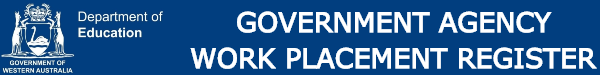 Government Agency Work Placement Register
